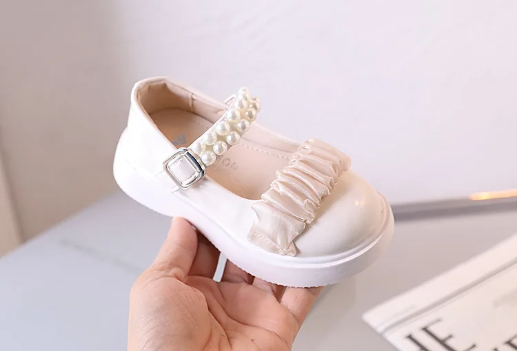 Cartoon Princess Shoe Fashion Simple Leather Shoe Comfort Versatile Exquisite Girl Shoes Trendy Butterfly Bow Casual Child Shoe