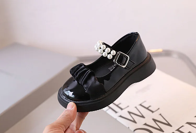 Cartoon Princess Shoe Fashion Simple Leather Shoe Comfort Versatile Exquisite Girl Shoes Trendy Butterfly Bow Casual Child Shoe