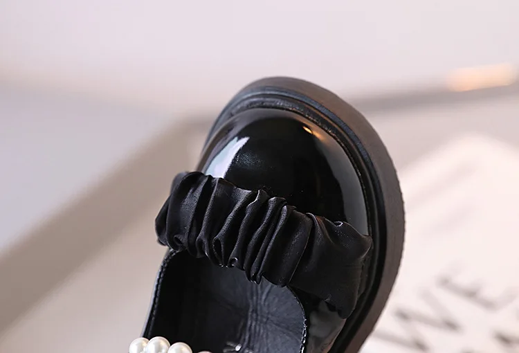 Cartoon Princess Shoe Fashion Simple Leather Shoe Comfort Versatile Exquisite Girl Shoes Trendy Butterfly Bow Casual Child Shoe