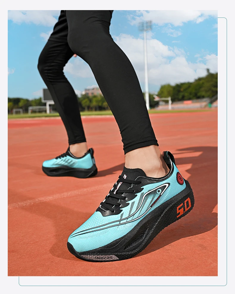 Running Shoes Carbon Board Speciality Marathon Men Sports Breathable Lightweight Women's Comfortable Athletic Nonskid Sneakers