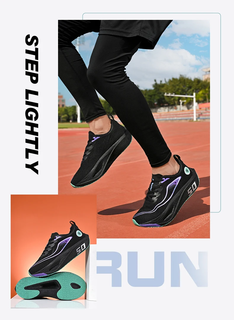 Running Shoes Carbon Board Speciality Marathon Men Sports Breathable Lightweight Women's Comfortable Athletic Nonskid Sneakers