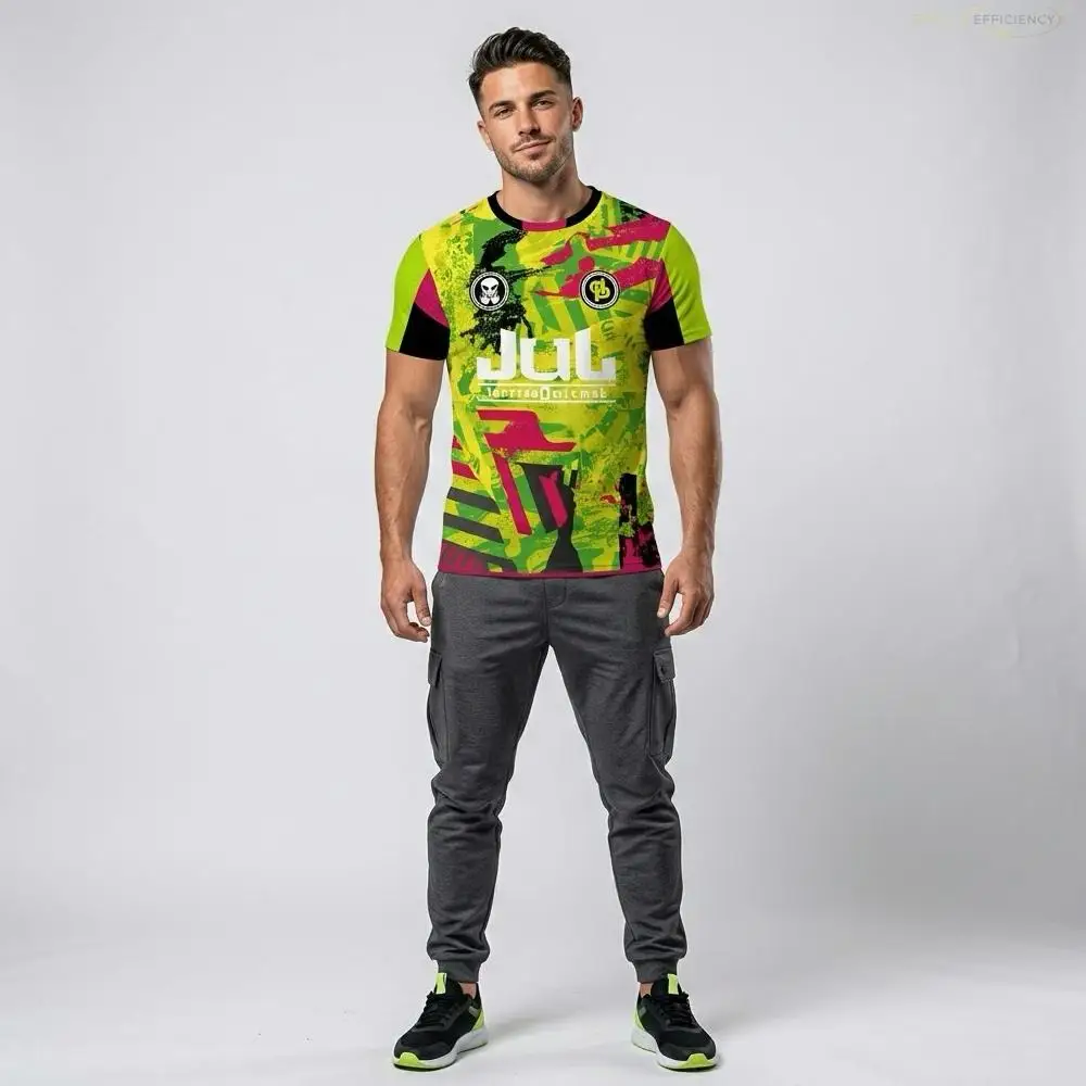 2026 Summer New JUL Jersey New Outdoor Sports Breathable Quick-Drying Football T-Shirt Men's & Women's Casual Short-Sleeve Tee