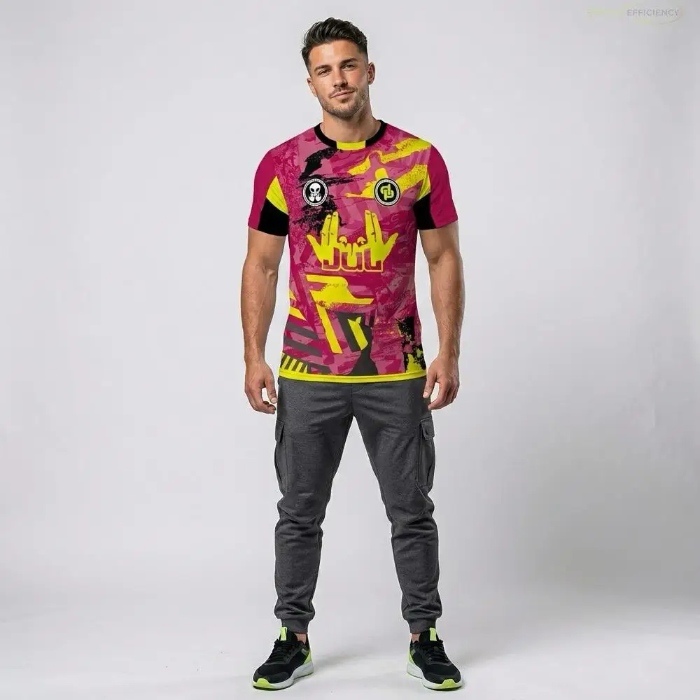 2026 Summer New JUL Jersey New Outdoor Sports Breathable Quick-Drying Football T-Shirt Men's & Women's Casual Short-Sleeve Tee
