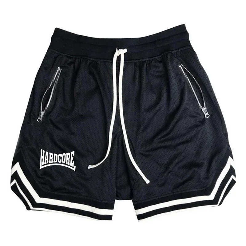 2026 New Hardcore Men's Summer Personalized Printed Shorts with High Quality Casual Elasticity and Comfortable Breathable Waist
