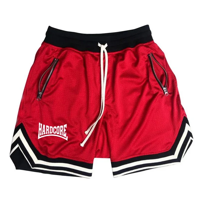 2026 New Hardcore Men's Summer Personalized Printed Shorts with High Quality Casual Elasticity and Comfortable Breathable Waist