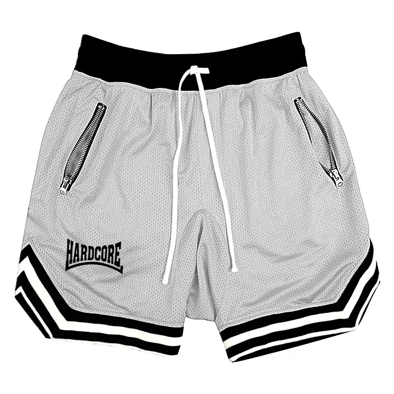 2026 New Hardcore Men's Summer Personalized Printed Shorts with High Quality Casual Elasticity and Comfortable Breathable Waist