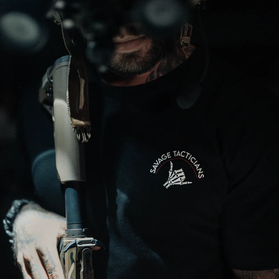 Send It T-Shirt – Savage Tacticians Exhaust Ventilation for Cooling Suitable for Exercise Wear