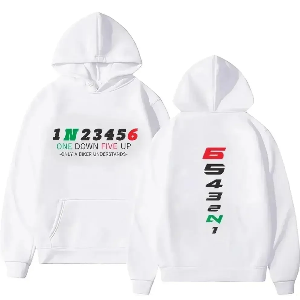 Men's Hoodies male Pullover Clothing Oversized Sweatshirts 1N23456 Motorcycle Gear Biker Heartbeat Print Graphic Women Tracksuit