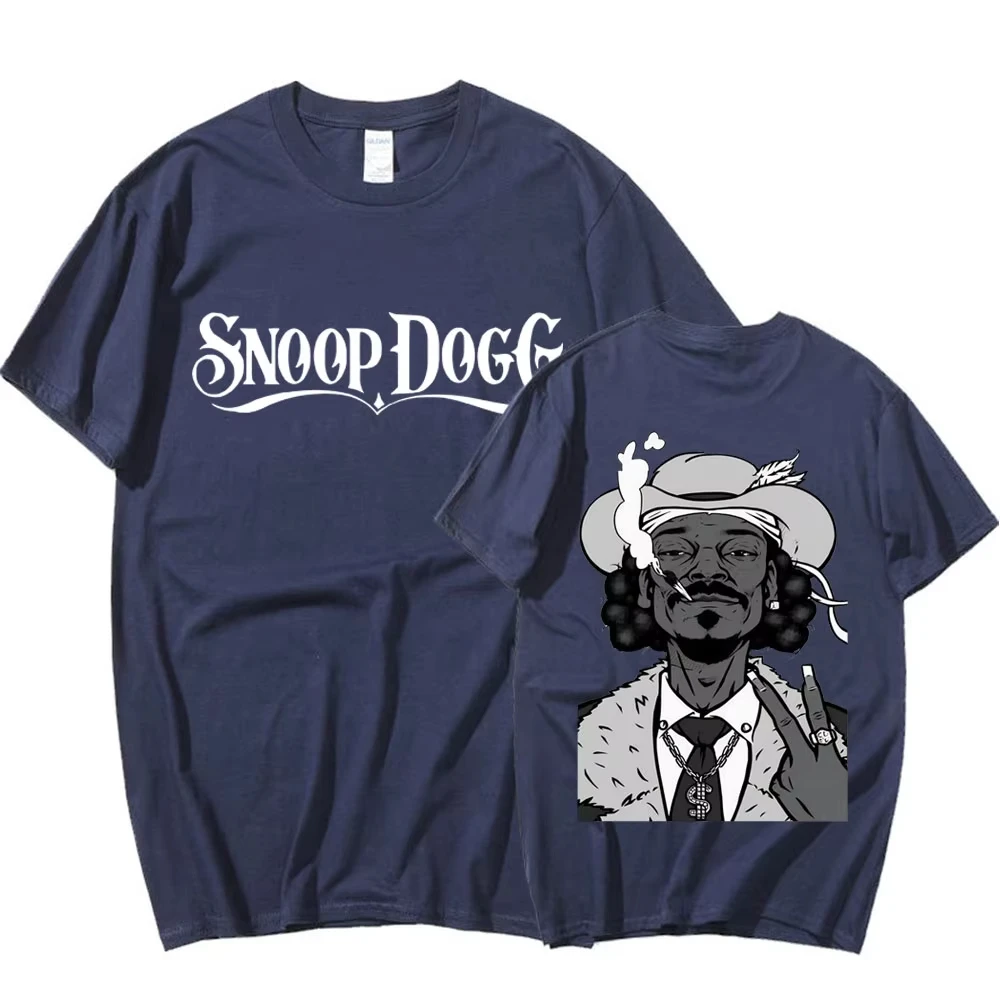 Hot Sale Rapper Snoop Dogg Graphic T-Shirt, Men's Hip Hop Fashion Funny Tee, Summer Unisex Streetwear Oversized T-Shirt