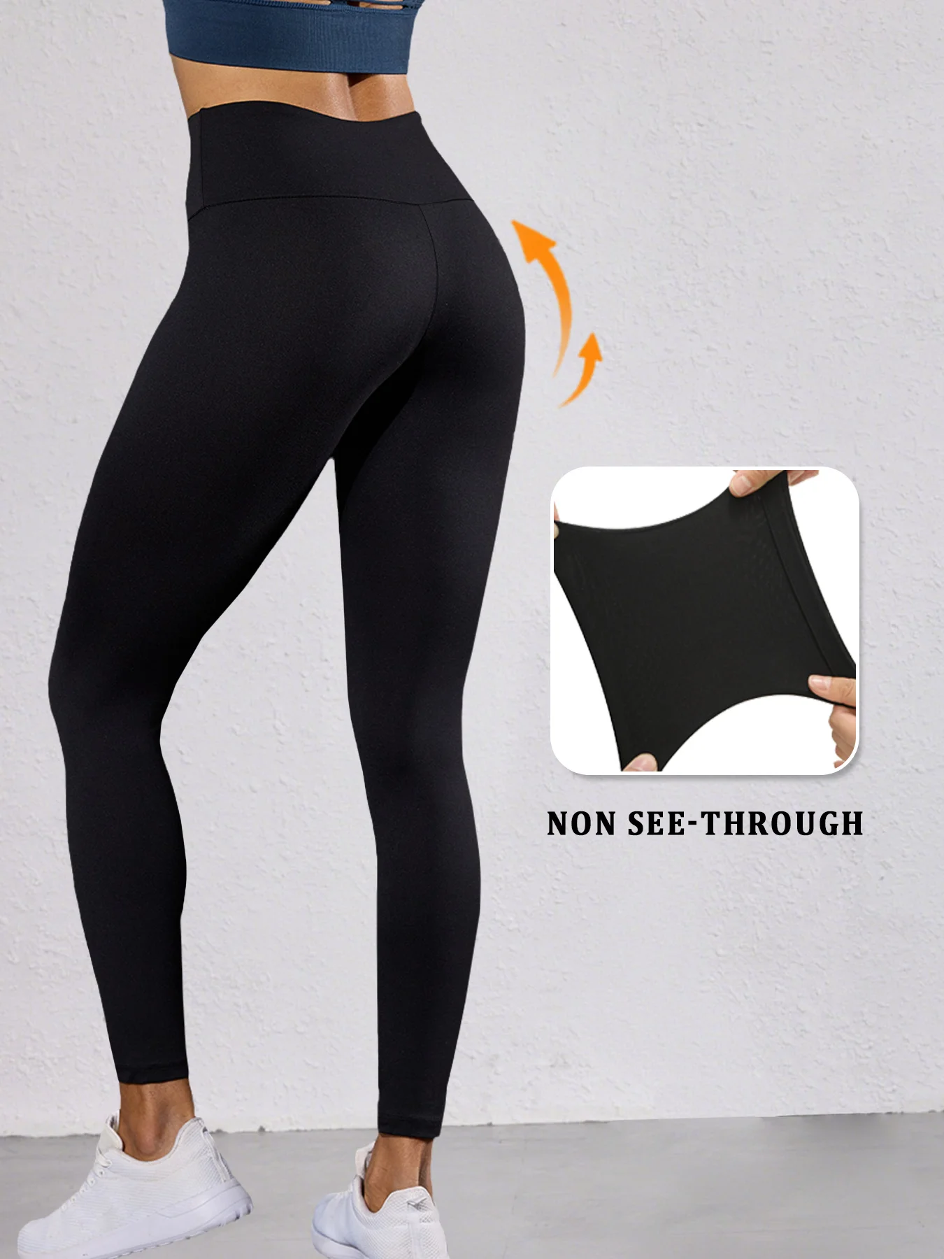 High Waisted Comfort Leggings - Women's Super Soft Tummy Control Fit for Yoga Running Workout and Daily Life