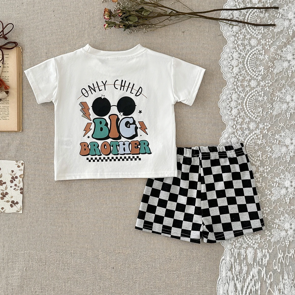Summer Toddler Boys Girls Cotton Short Sleeve Top+Shorts Set Baby Boys Shortsleeve Printing Tee Outfits Sets Kids Clothes