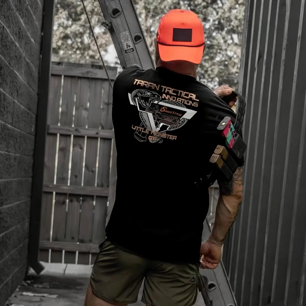 New American Summer Cotton Tactical Short Sleeve Print Tide Brand Shirt Army Fan Shooting Training Men's Round Neck T-shirt
