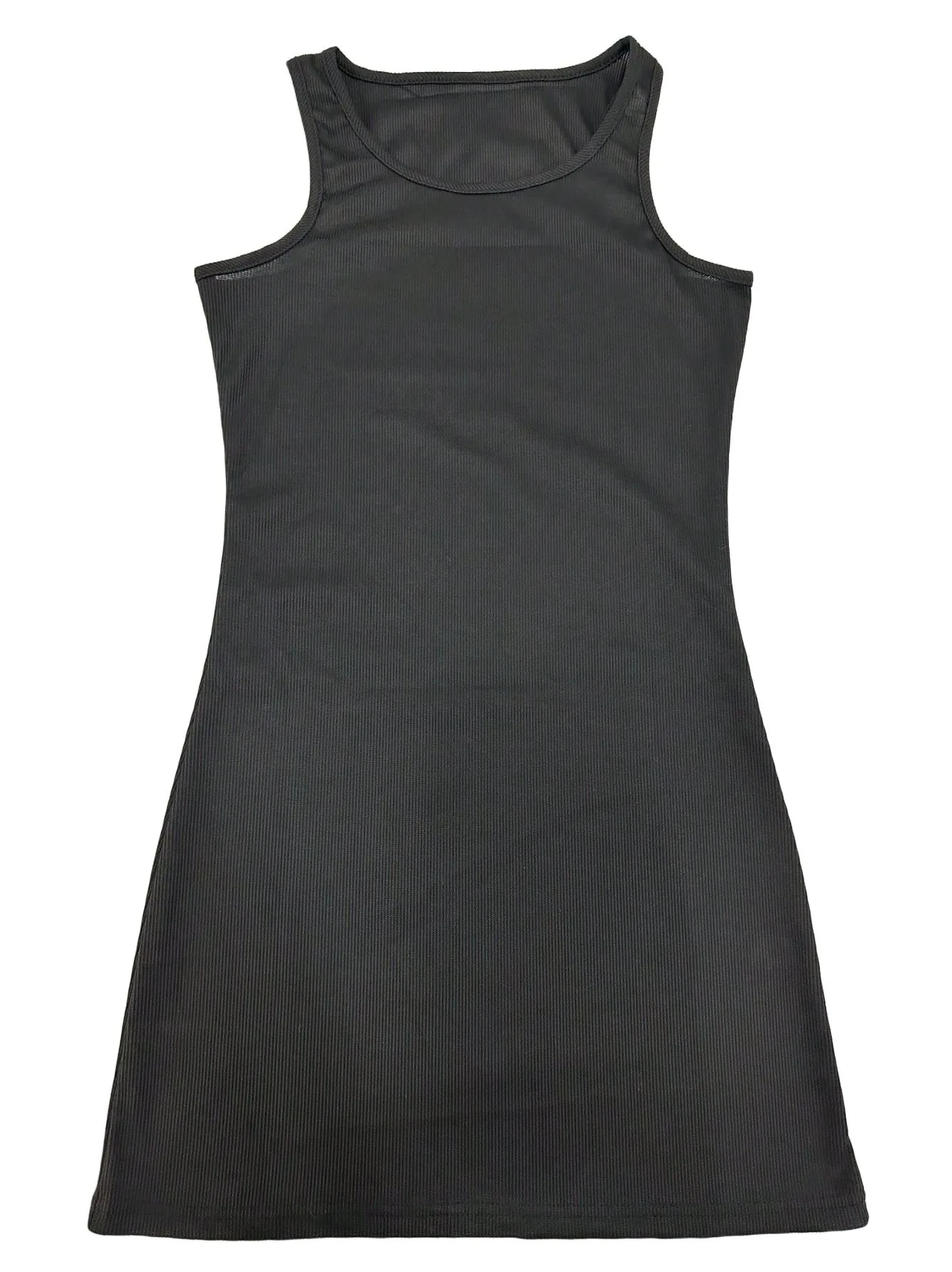 Summer 2025 European & American Style Women's Sleeveless Mini Tank Top Sexy Tight-Fitting Casual Dress for Women