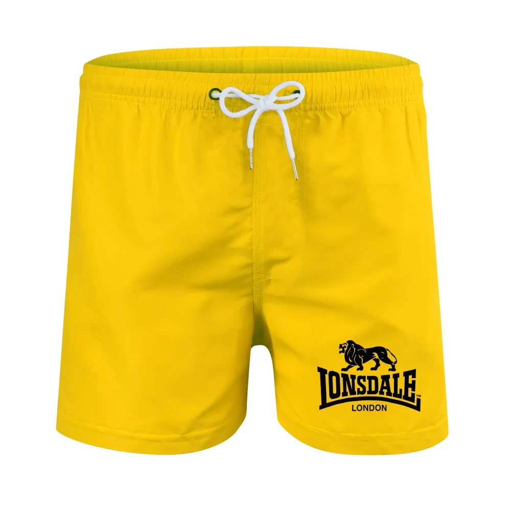 2026 Lonsdale Men Swim Shorts Quick Dry Beach Shorts Summer Casual Sports Running Board Shorts