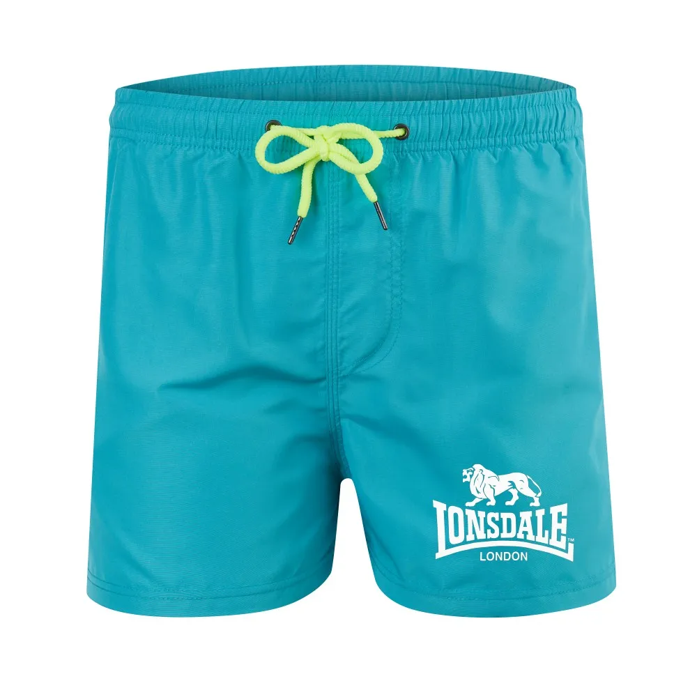 2026 Lonsdale Men Swim Shorts Quick Dry Beach Shorts Summer Casual Sports Running Board Shorts