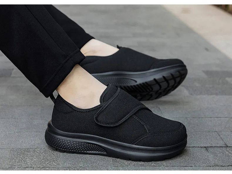 New Wide Toe Men Barefoot Shoes Orthopedics Wide Feet Swollen Shoes Comfortable Diabetic Shoes Walking Shoes Men's Shoes