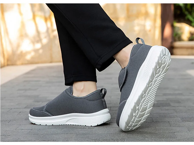 New Wide Toe Men Barefoot Shoes Orthopedics Wide Feet Swollen Shoes Comfortable Diabetic Shoes Walking Shoes Men's Shoes