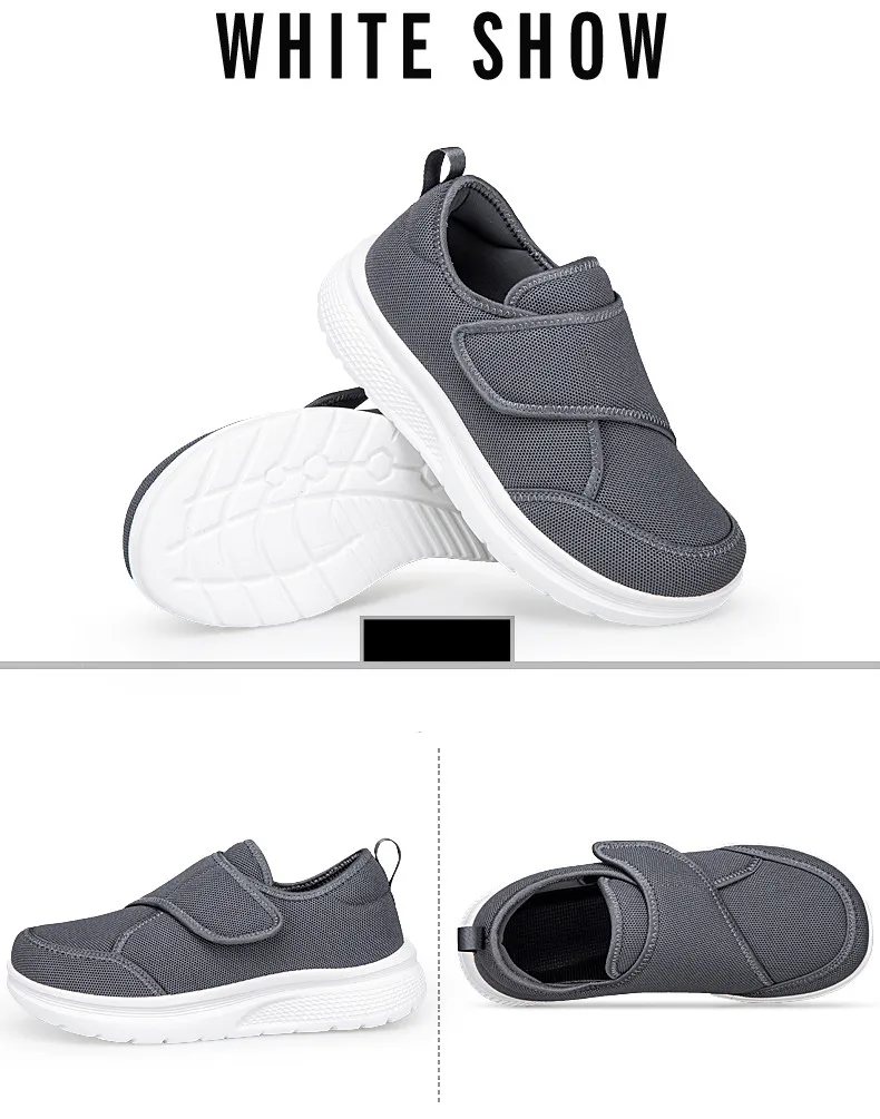 New Wide Toe Men Barefoot Shoes Orthopedics Wide Feet Swollen Shoes Comfortable Diabetic Shoes Walking Shoes Men's Shoes