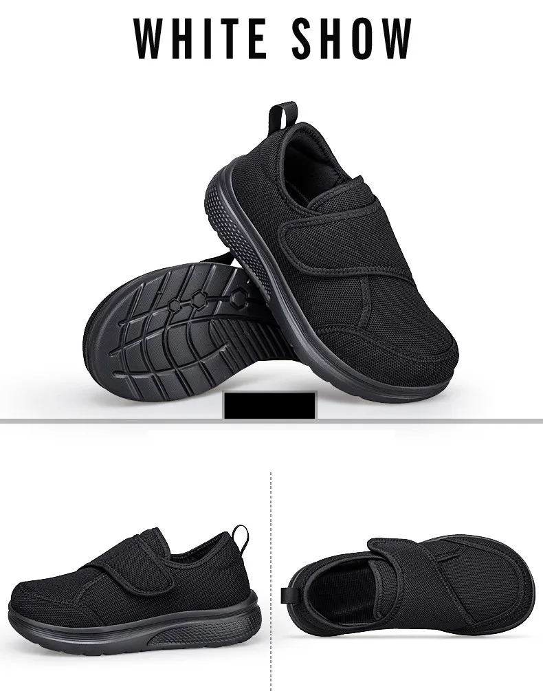 New Wide Toe Men Barefoot Shoes Orthopedics Wide Feet Swollen Shoes Comfortable Diabetic Shoes Walking Shoes Men's Shoes
