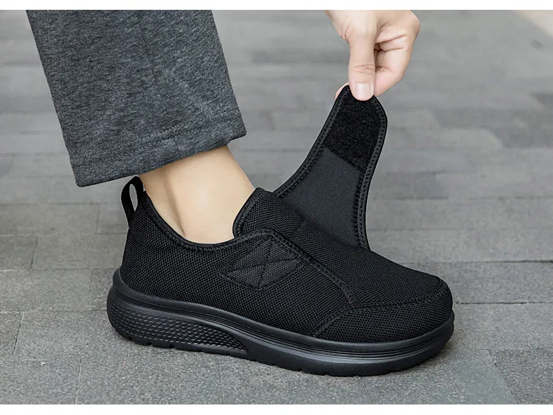 New Wide Toe Men Barefoot Shoes Orthopedics Wide Feet Swollen Shoes Comfortable Diabetic Shoes Walking Shoes Men's Shoes
