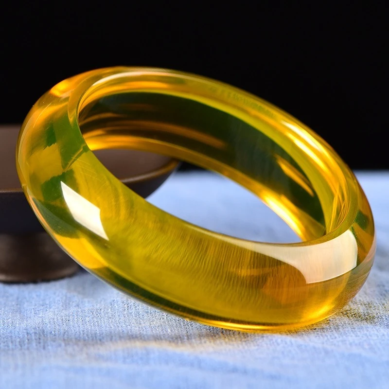 Second-generation Blue Amber Bracelet, Classic Simple and Versatile Jewelry