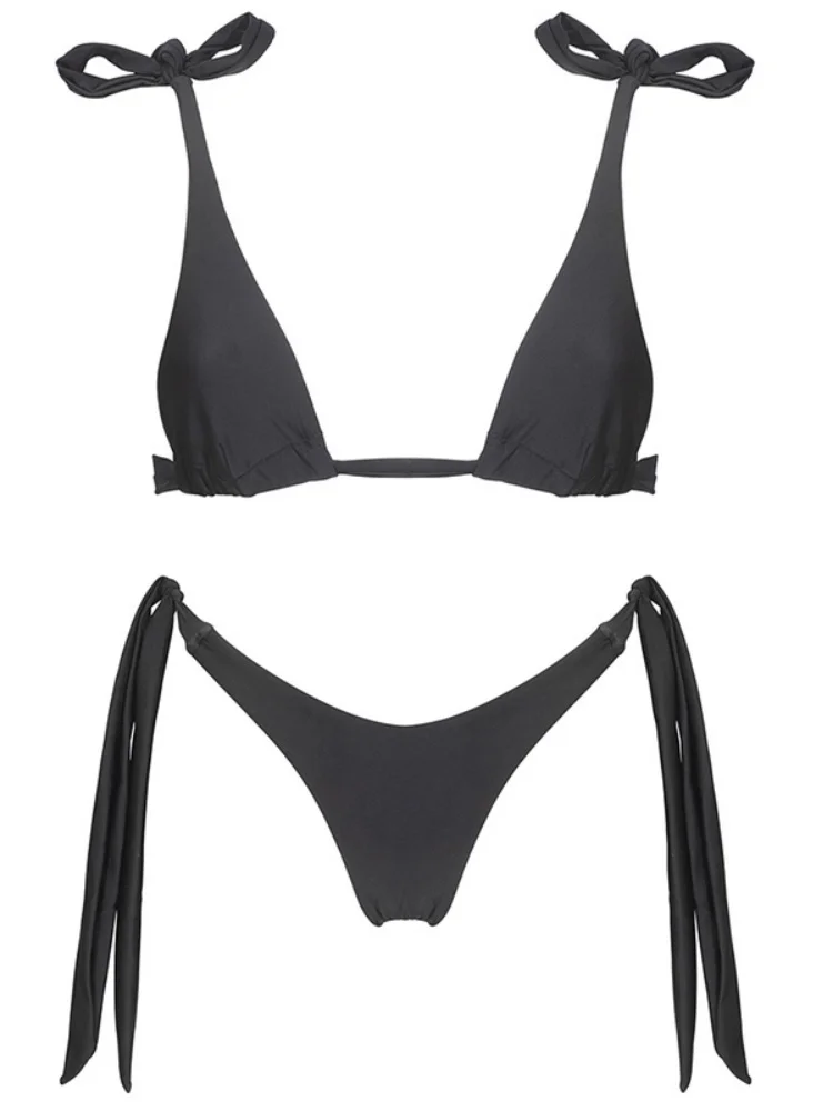 2026 Sexy Folds Bikini Set Print Micro Bikinis Women Swimsuit Female Triangle Swimwear Beach Wear Bathing Suit