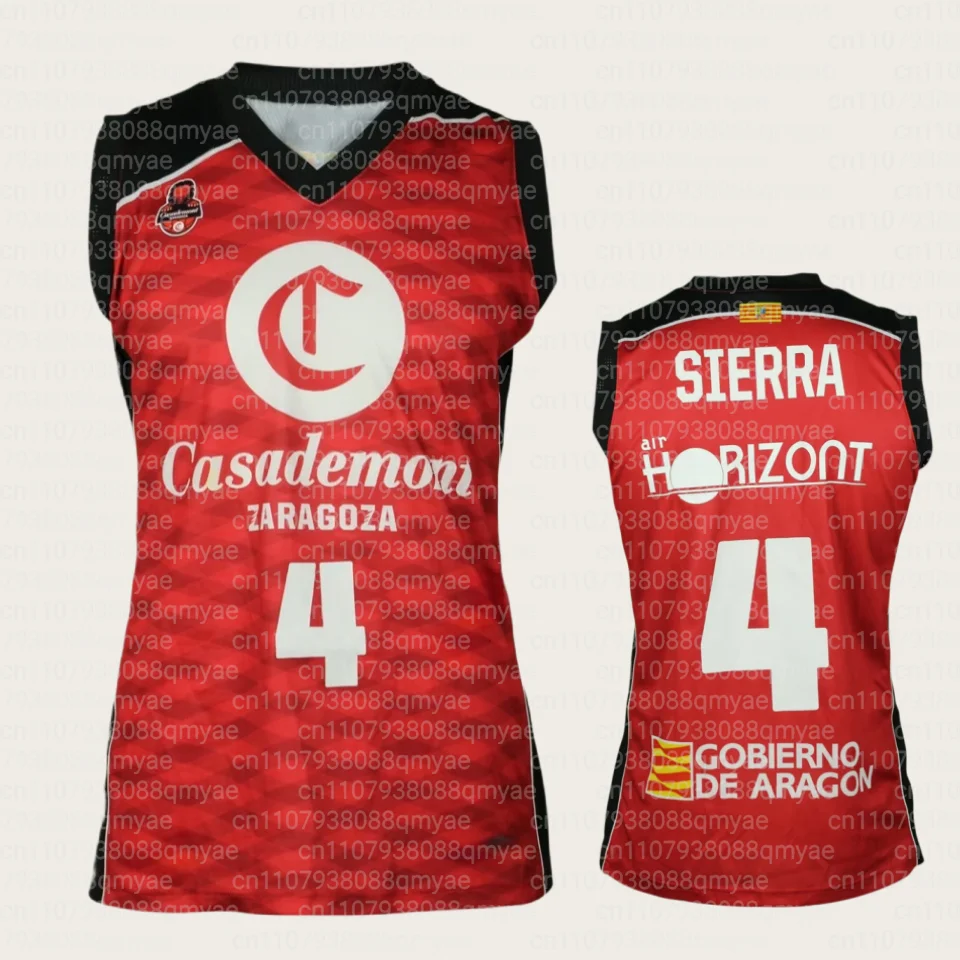 2026 Parent Child New Zaragoza Basketball Match Jersey, Spanish Basketball Fan Sports Vest, Breathable Quick Drying Vest