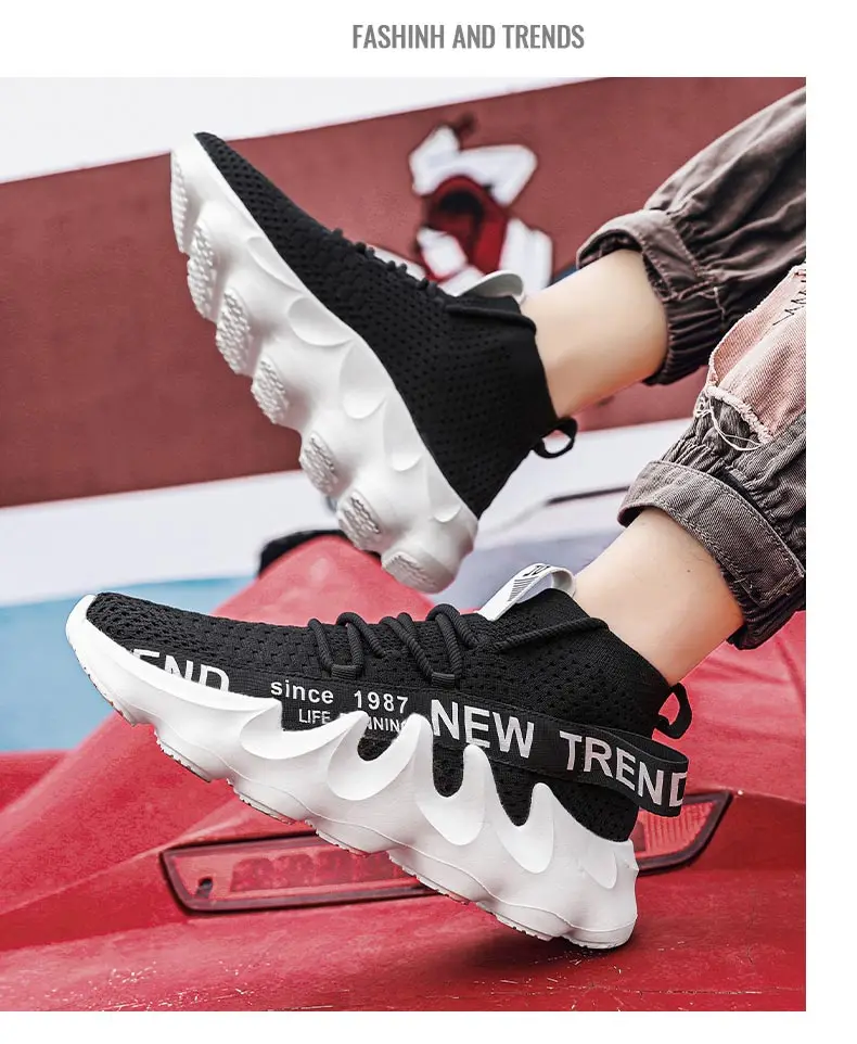 Men's Large Size Outdoor Hiking And Running Shoes Comfortable Casual Versatile Fashionable Sports Shoes for Couples Training