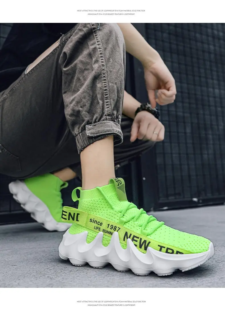 Men's Large Size Outdoor Hiking And Running Shoes Comfortable Casual Versatile Fashionable Sports Shoes for Couples Training