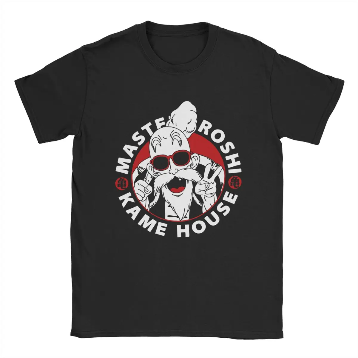 2026 New Dragon Ball Master Roshi Muten Kame Sennin Print T-shirt Short Sleeve T-shirt Men's and Women's T-shirt Men's Top