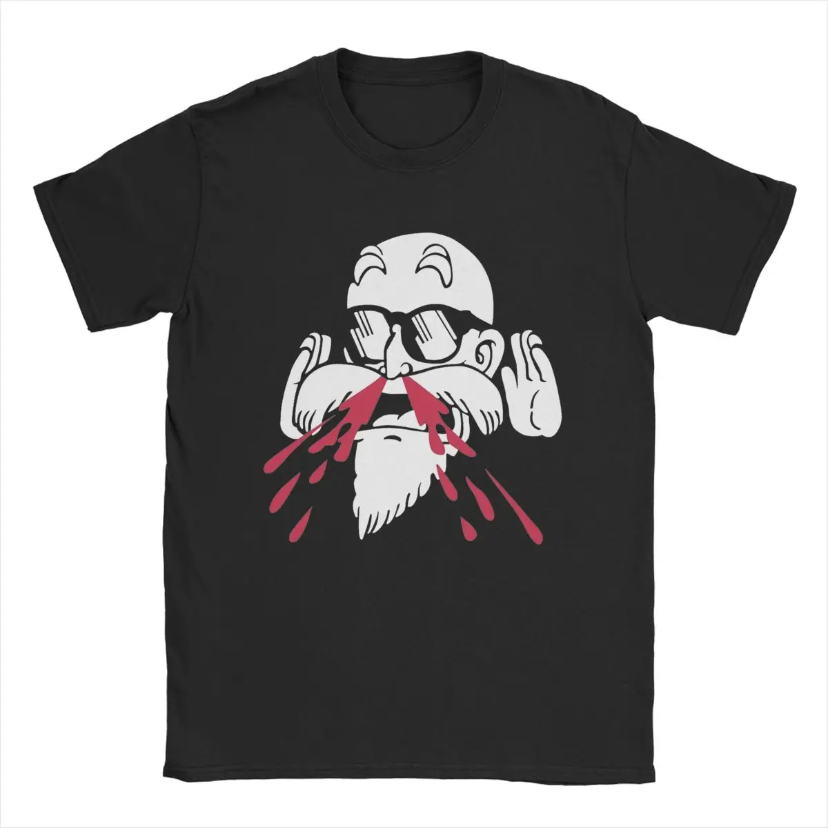 2026 New Dragon Ball Master Roshi Muten Kame Sennin Print T-shirt Short Sleeve T-shirt Men's and Women's T-shirt Men's Top