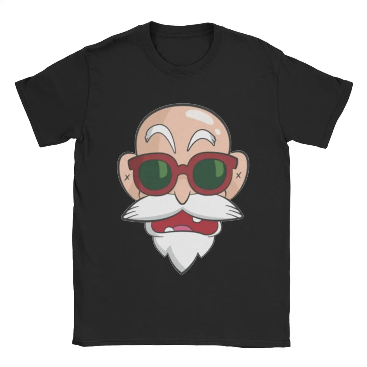 2026 New Dragon Ball Master Roshi Muten Kame Sennin Print T-shirt Short Sleeve T-shirt Men's and Women's T-shirt Men's Top