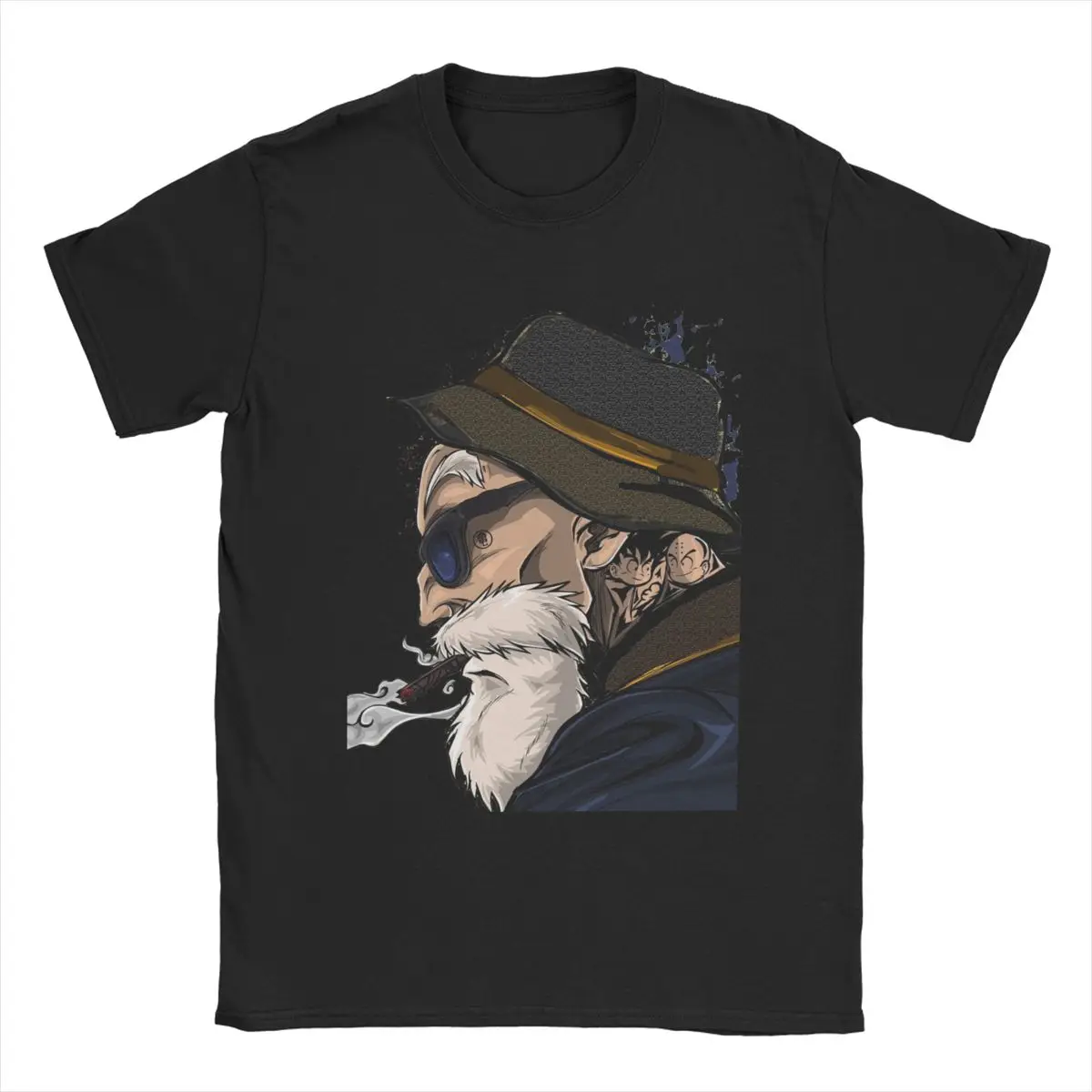 2026 New Dragon Ball Master Roshi Muten Kame Sennin Print T-shirt Short Sleeve T-shirt Men's and Women's T-shirt Men's Top