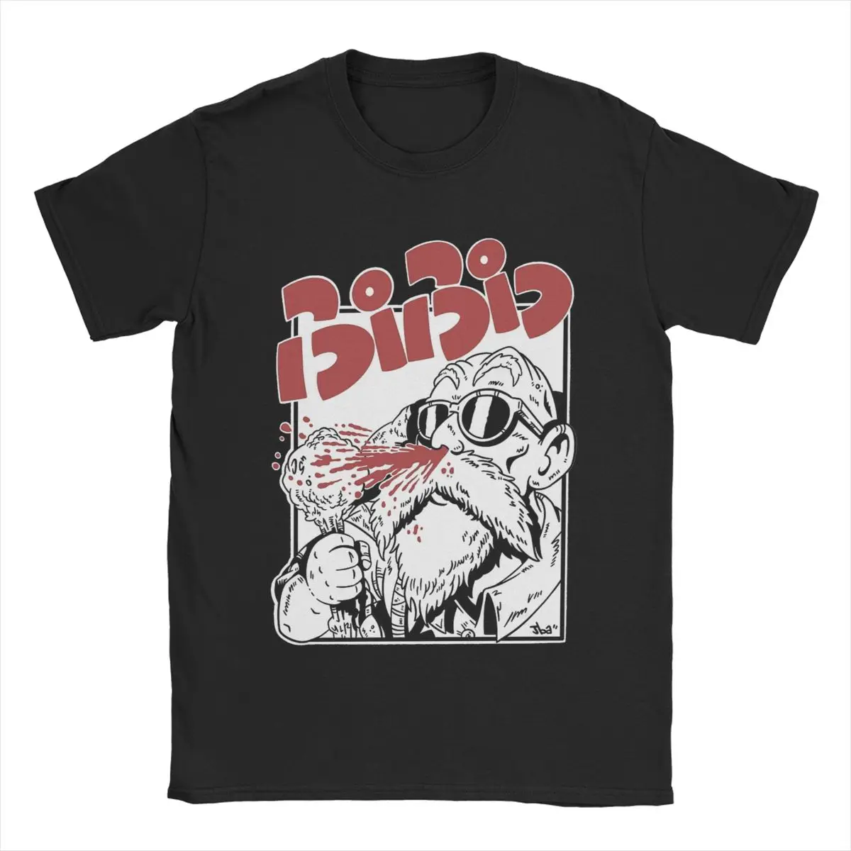 2026 New Dragon Ball Master Roshi Muten Kame Sennin Print T-shirt Short Sleeve T-shirt Men's and Women's T-shirt Men's Top