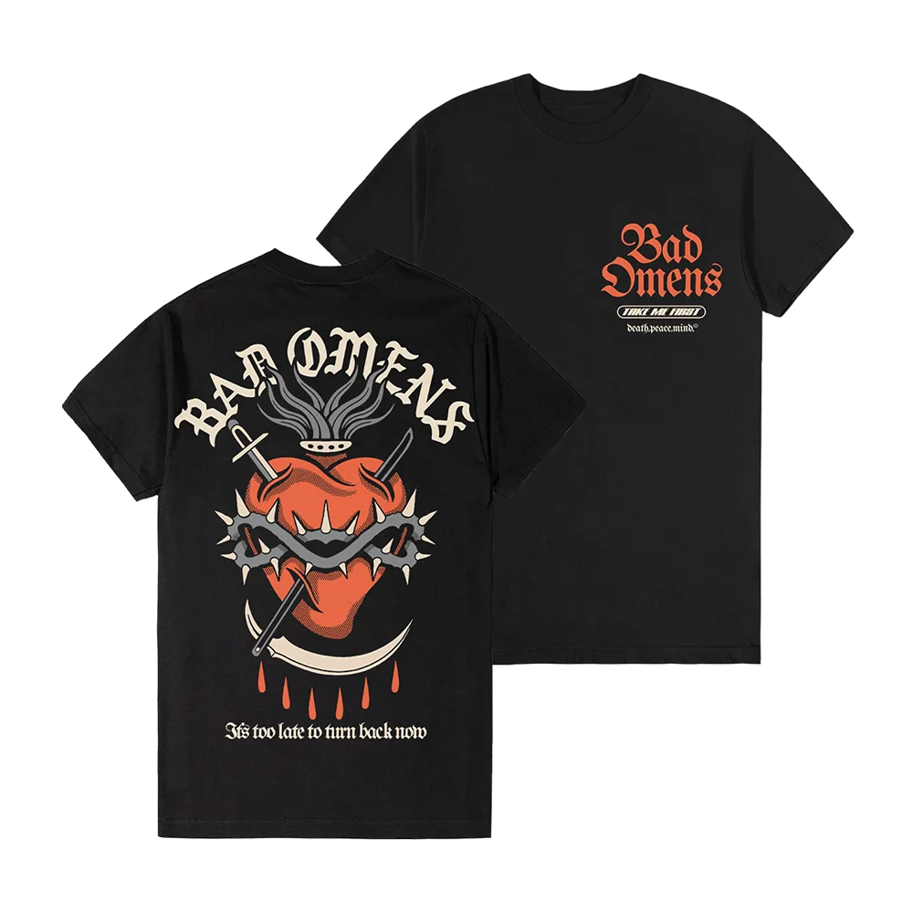 Bad Omens Nowhere To Go 100%Cotton Tshirt unisex retro rock Y2k Gothic style 2026 summer New O-neck Short Sleeve graphic shirt