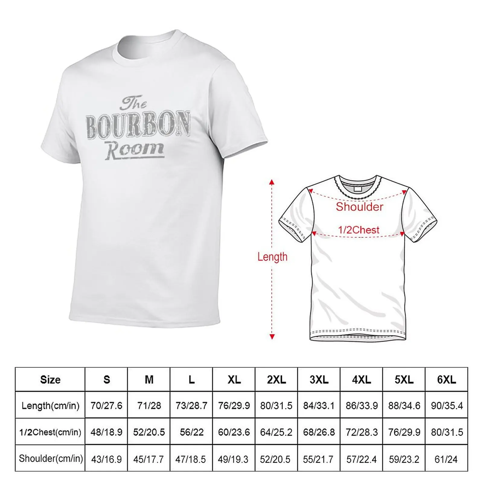 The Bourbon Room Essential T-Shirt Anti-Pilling Casual T-Shirt