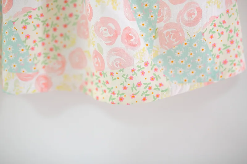 Sweet Lovely Summer New Baby Girl Dress Flower Print Birthday Party Princess Dress Children's Clothing 9 Months - 4 Years Old