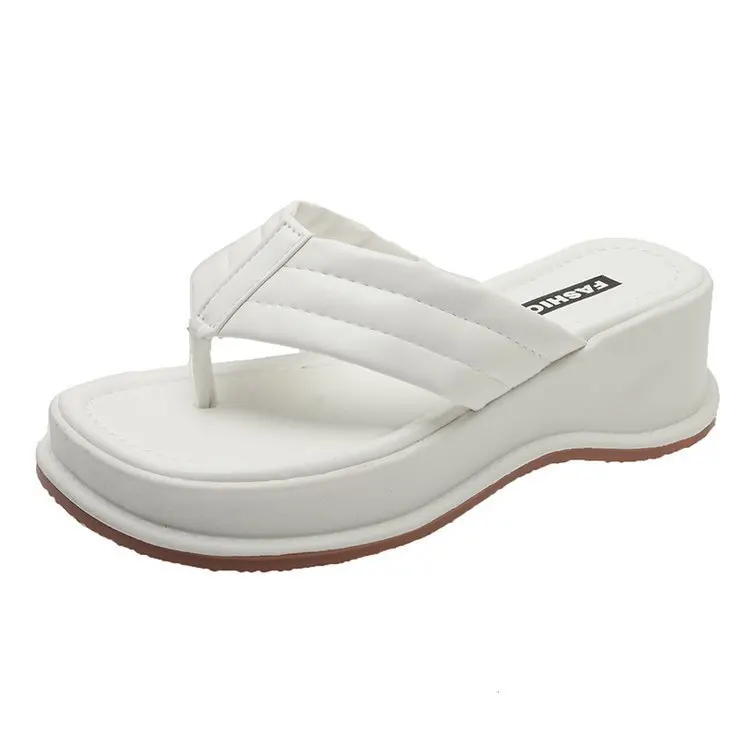 Summer Women's Flip Flop Platform Women Slippers Clip Toe Slip on Shoes Ladies Casaul Wedges Female Slides Sandalias 40