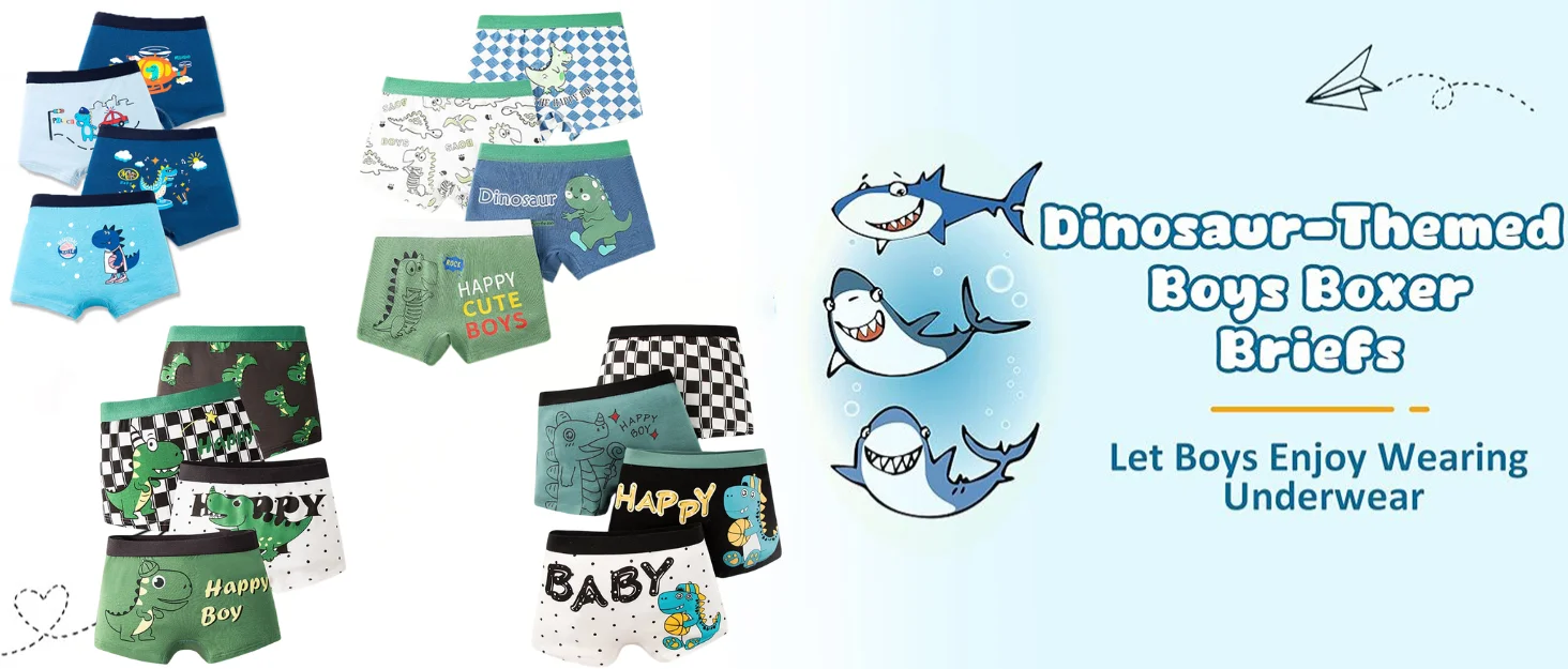 5-Pack Boys Underwear Soft Cotton Boys Briefs Cartoon Race Cars Kids Panties Breathable Knickers For Boys Exquisite Box Package