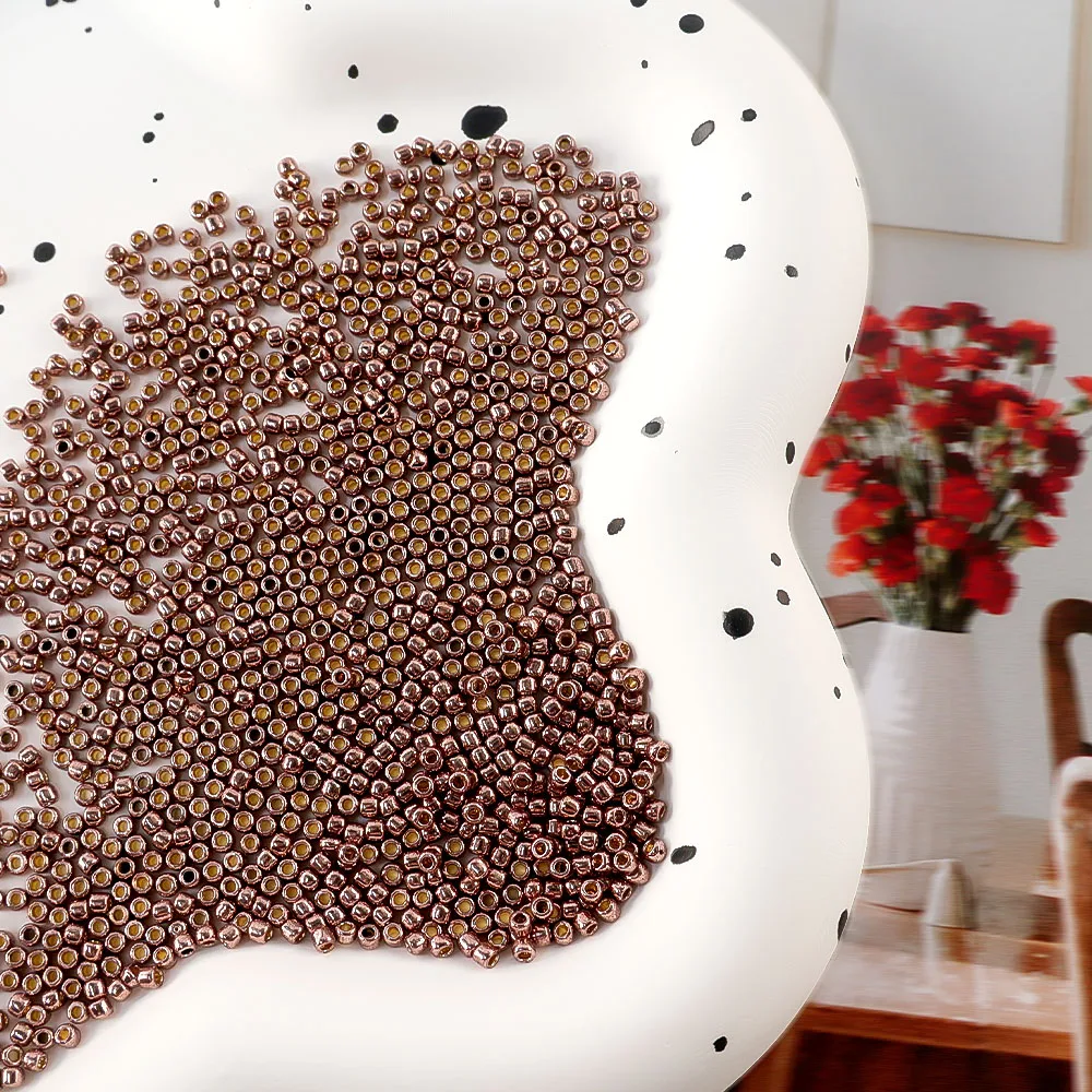 Japanese Imported TOHO Metal Color PF Series Beads Jewelry Accessories 10g Suitable for All Kinds of DIY Handmade