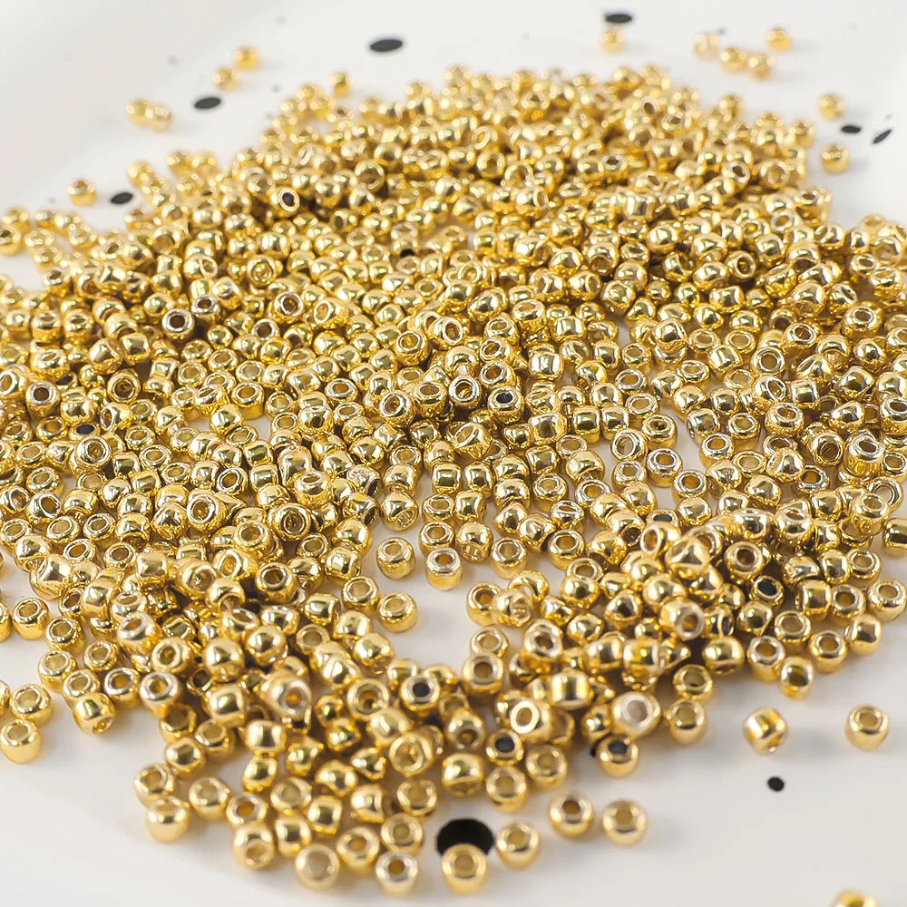 Japanese Imported TOHO Metal Color PF Series Beads Jewelry Accessories 10g Suitable for All Kinds of DIY Handmade