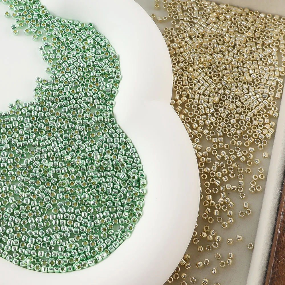 Japanese Imported TOHO Metal Color PF Series Beads Jewelry Accessories 10g Suitable for All Kinds of DIY Handmade