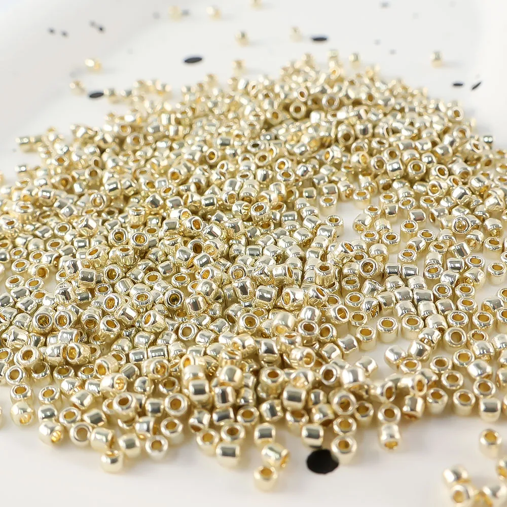 Japanese Imported TOHO Metal Color PF Series Beads Jewelry Accessories 10g Suitable for All Kinds of DIY Handmade