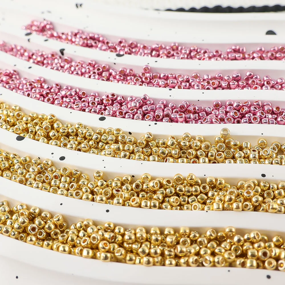 Japanese Imported TOHO Metal Color PF Series Beads Jewelry Accessories 10g Suitable for All Kinds of DIY Handmade