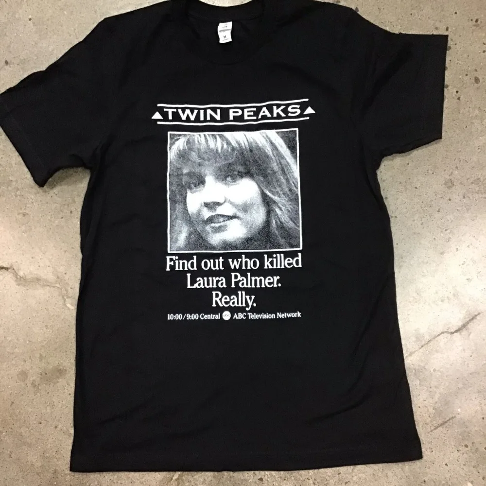 Laura Palmer's "Twin Peaks" T-shirt Summer New Cotton Retro Unisex Casual Fashion T-shirt
