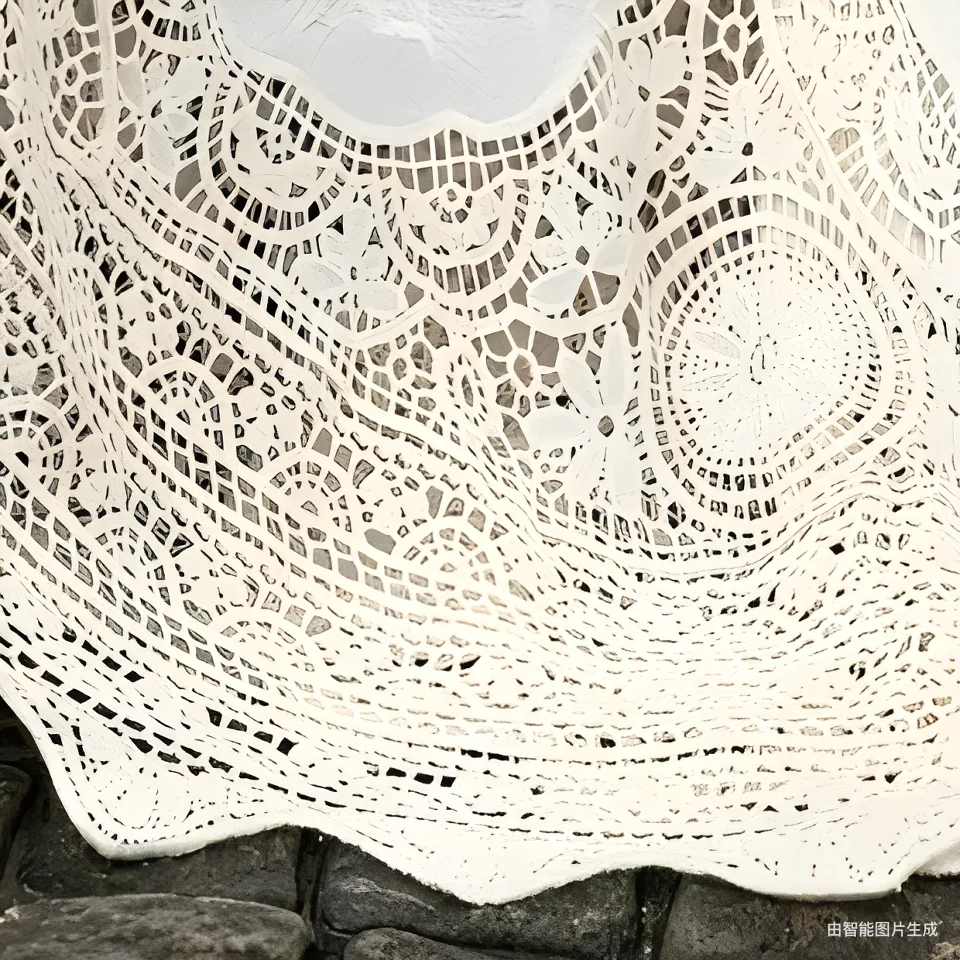 Crochet Lace Maxi Skirt Elastic Waist Hollow-out Embroidered Long Skirt Bohemian Beach Festival Women Summer Boho Resort Outfit