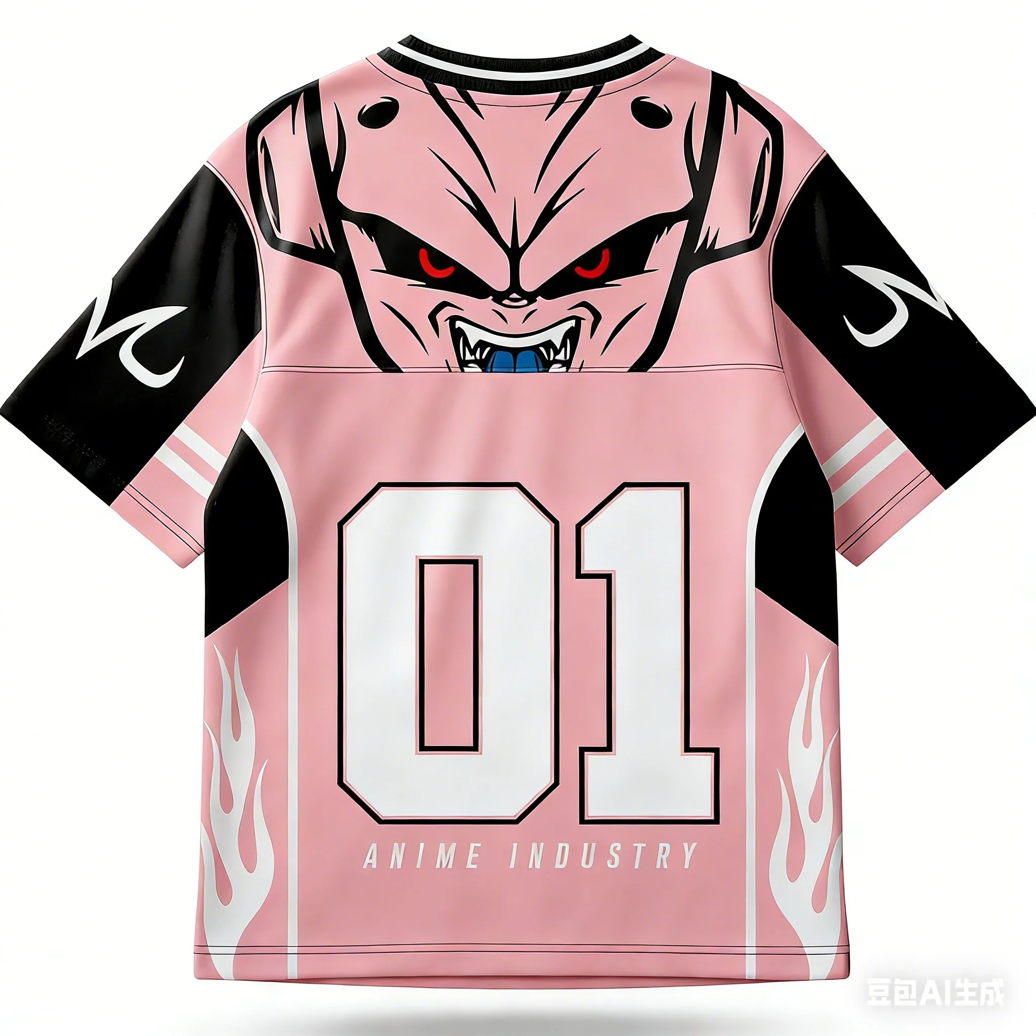 Adult and Children Parent-child Couple Dragon Ball Majin Boo European and American Style 3D Printed T-shirt, Shorts Friends
