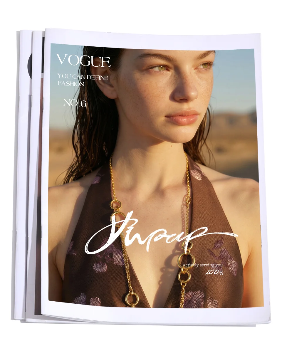 Yhpup 93+5cm Stainless Steel Chain Long Necklace That Goes Down The Chest Summer Vacation Jewelry for Women Accessories