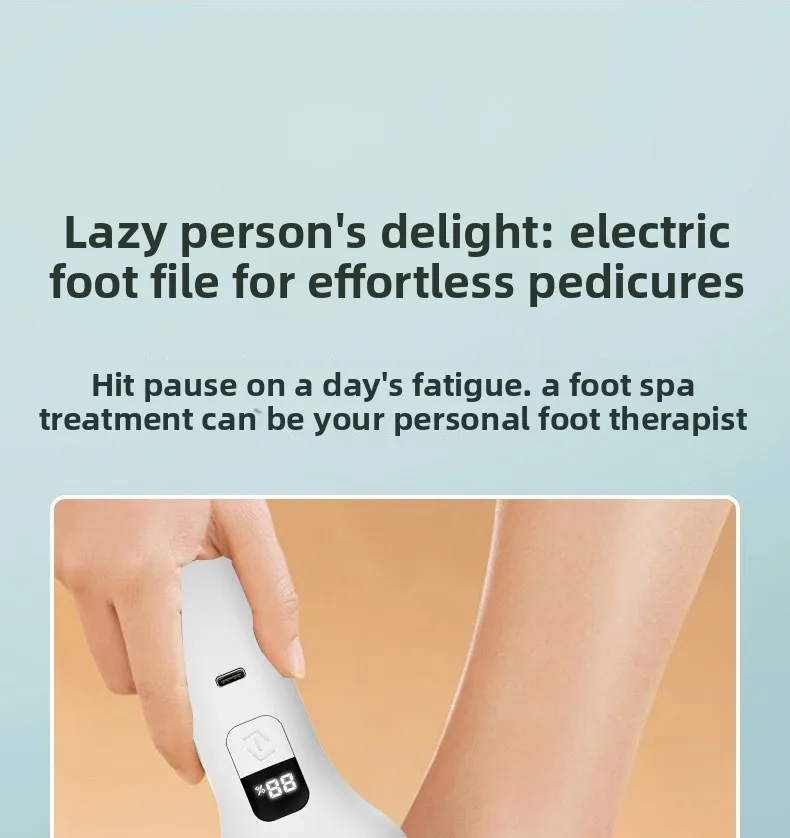 Grinding Foot Skin Electric Rechargeable Foot Grinding Artifact Remove Foot Skin Dead Skin Callus Knife Foot Trimmer