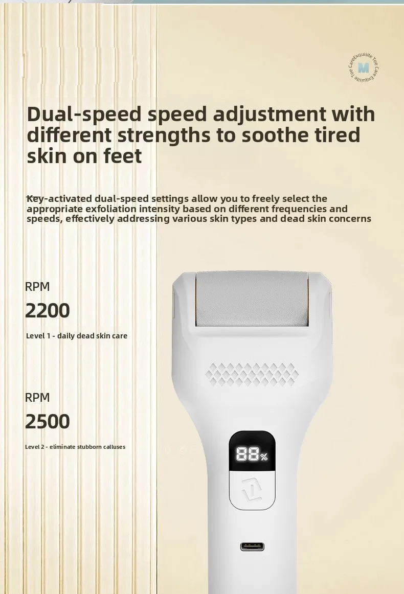 Grinding Foot Skin Electric Rechargeable Foot Grinding Artifact Remove Foot Skin Dead Skin Callus Knife Foot Trimmer